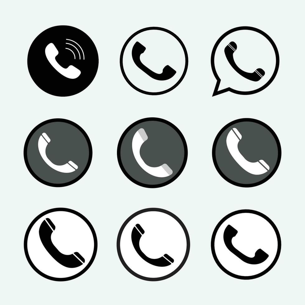 Telefon-Vektor-Icon-Design vektor