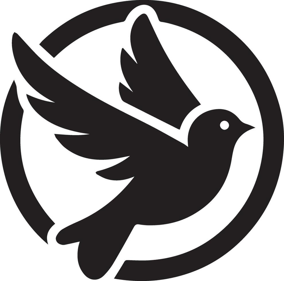 Vogel Logo Vektor Kunst Illustration schwarz Farbe, Vogel Symbol Vektor Silhouette