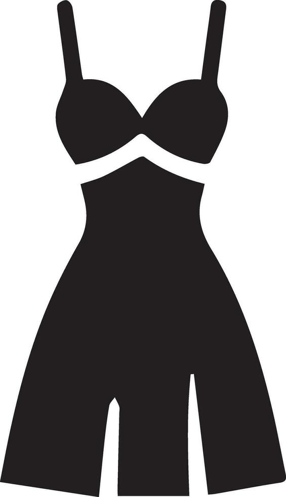 weiblich Kleid Vektor Silhouette, Frau Kleid Symbol Vektor 20