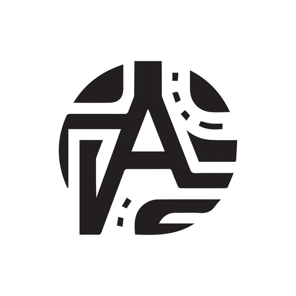 abstrakt logotyp cirkel, ringar logotyp design mall. vektor