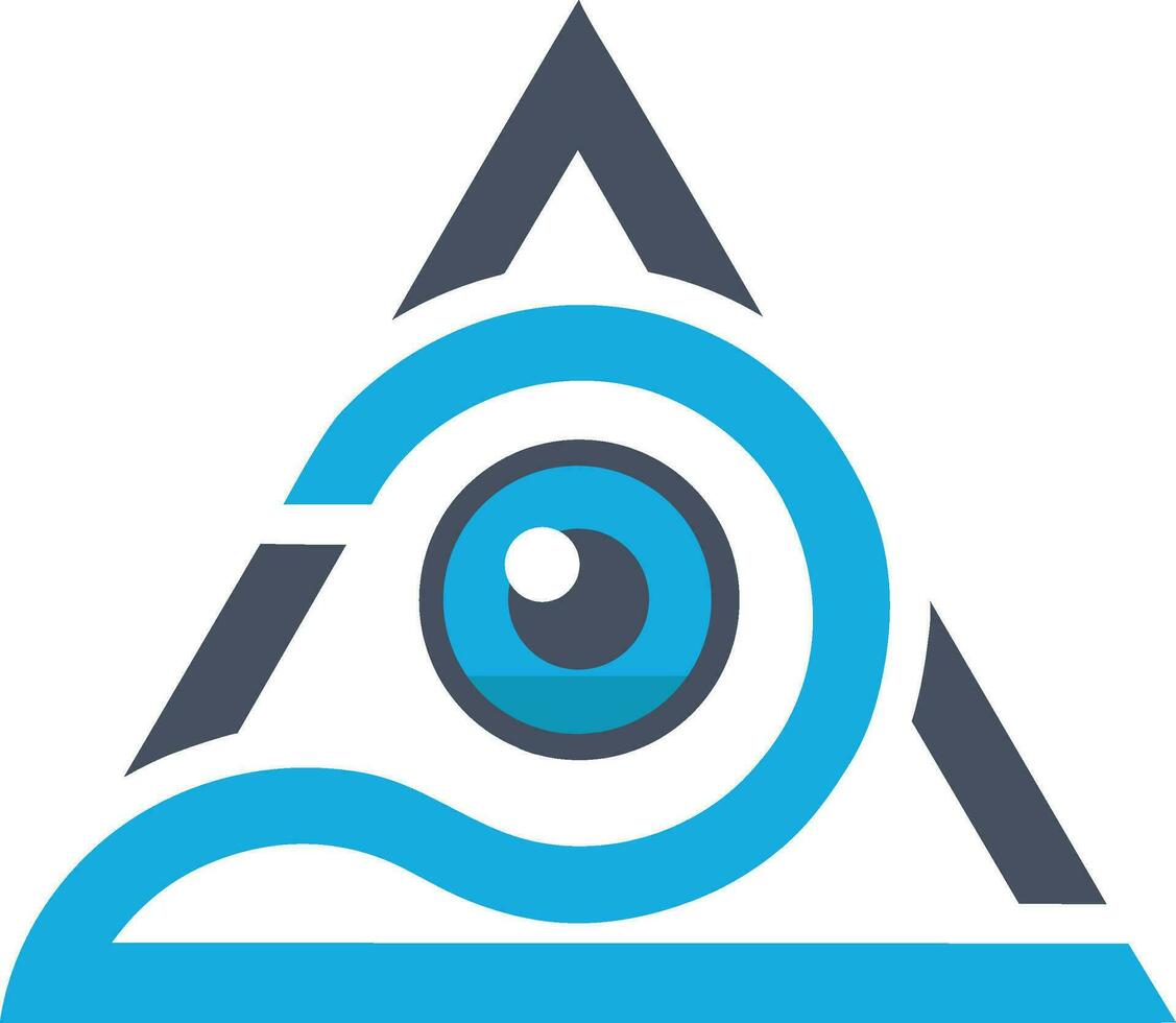 a2 Auge Linse Logo vektor