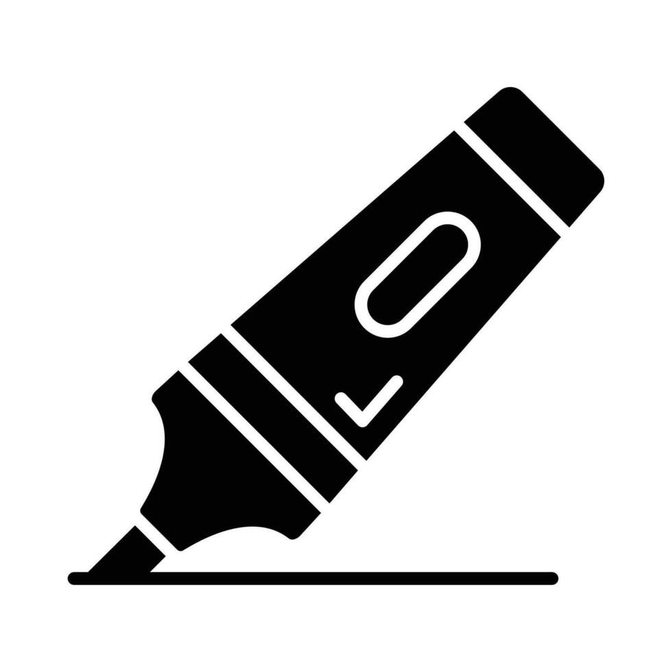 modern und schön Vektor von Textmarker, anpassbar Symbol von Marker