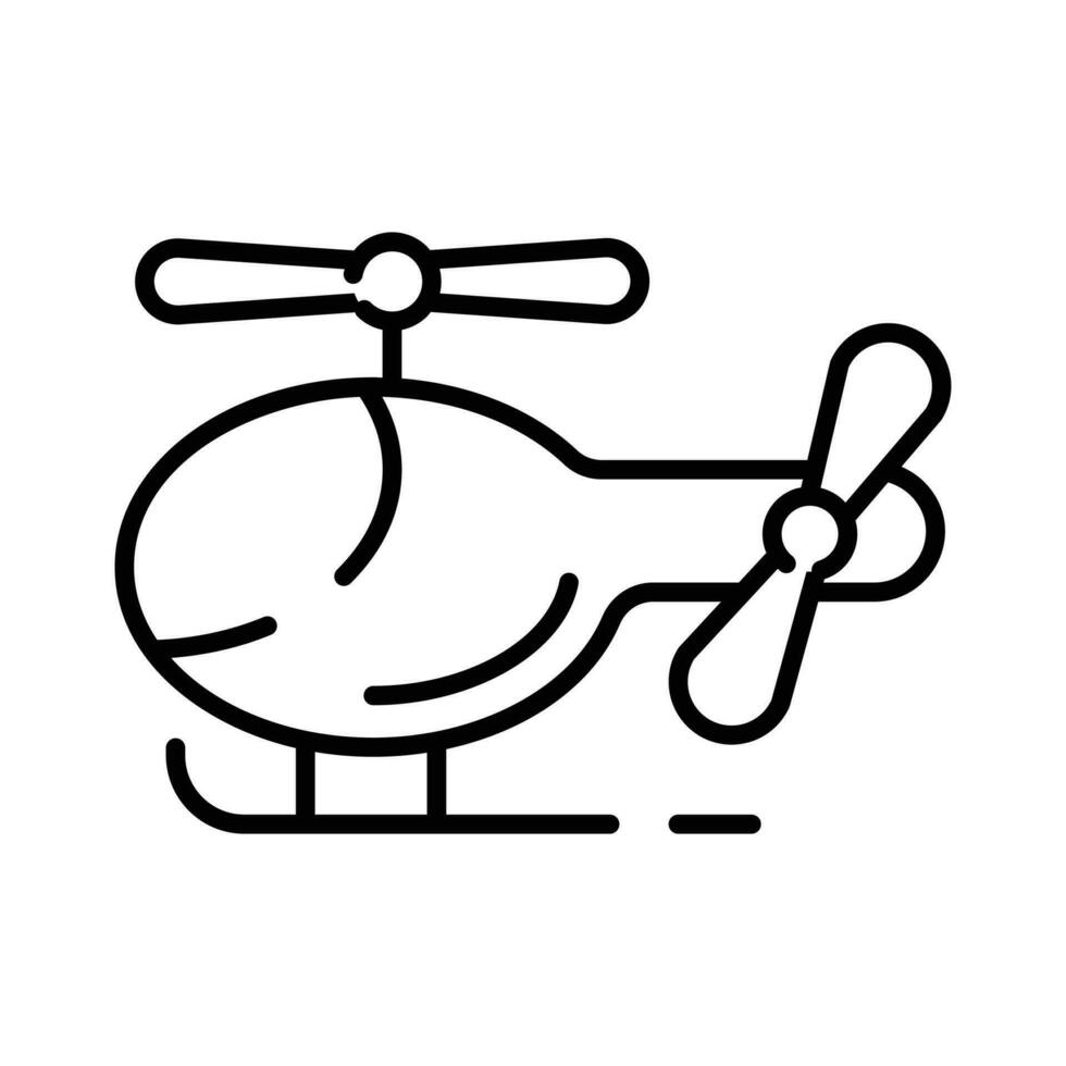 herunterladen diese stilvoll Symbol von Hubschrauber Spielzeug, bereit zu verwenden Vektor