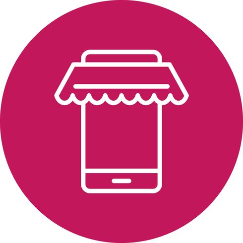 Vektor Online-Shopping-Symbol