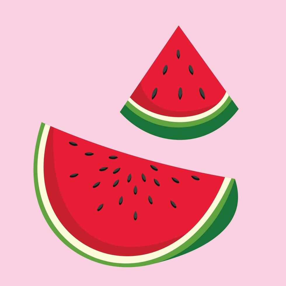 vattenmelon palestina symbol för fredlig Land . grön, vit, röd, svart. färsk vattenmelon frukt vektor