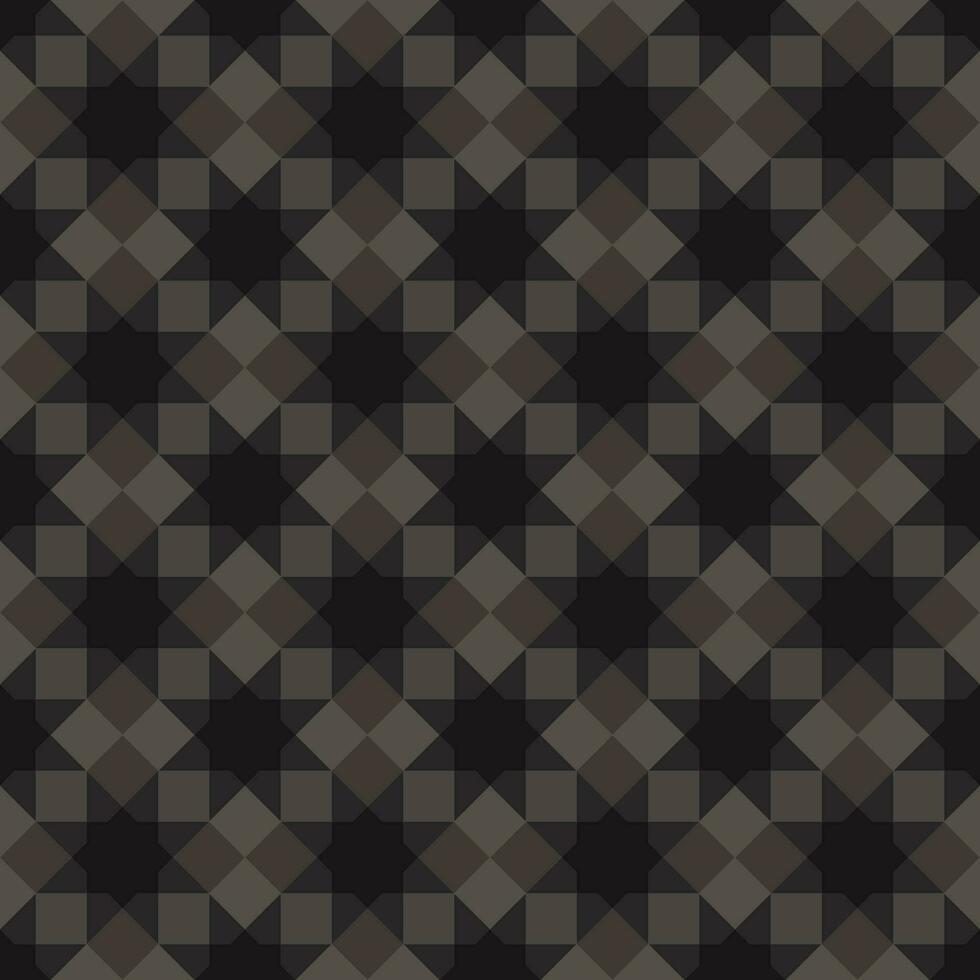 sömlös fyrkant geometrisk mönster. abstrakt diamant form bakgrund i gråbrun toner. textur design för bricka, omslag, affisch, flygblad, baner, vägg, bakgrund, textil. vektor illustration.