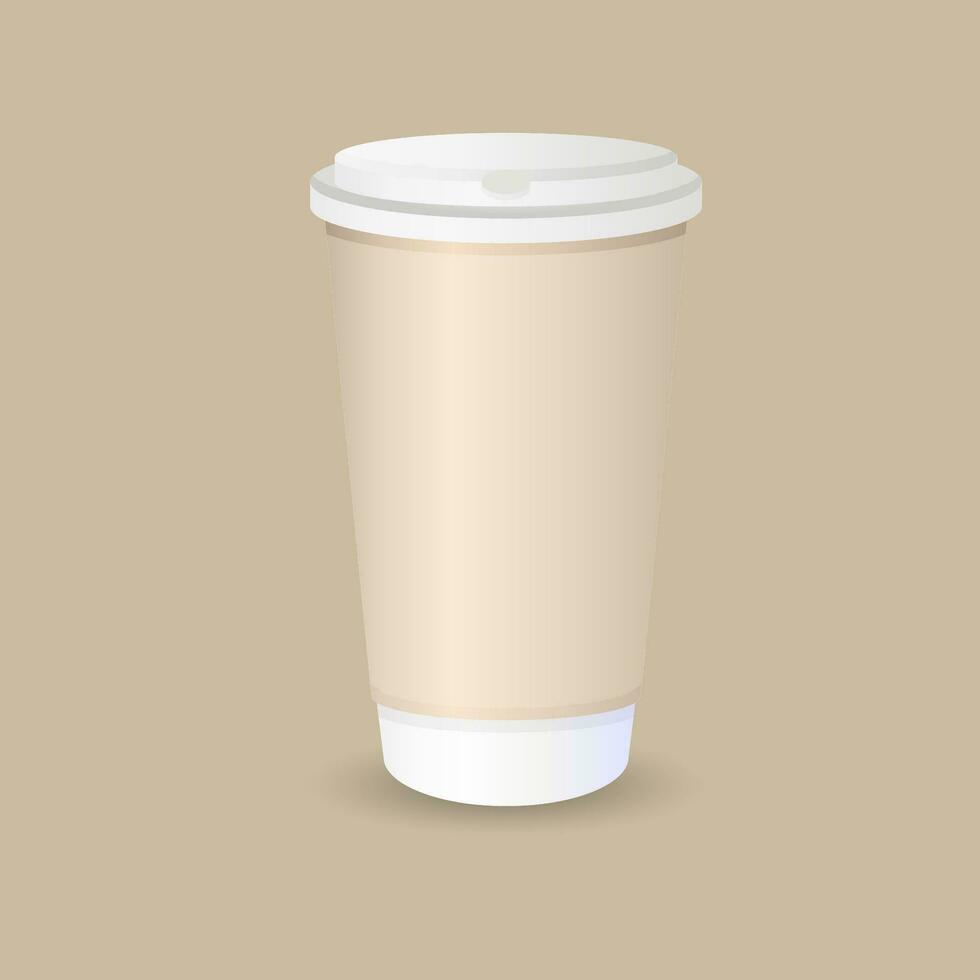 plast kaffe gata kopp vektor illustration bild