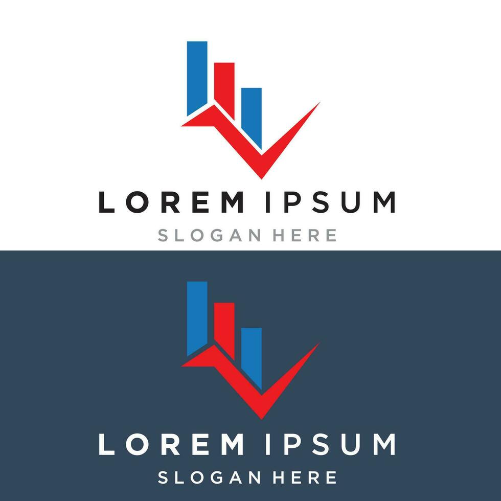 företagsekonomi och marknadsföring logotyp vektor illustration design