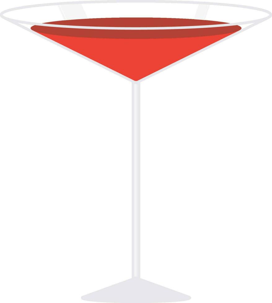 en glas av cocktail vektor