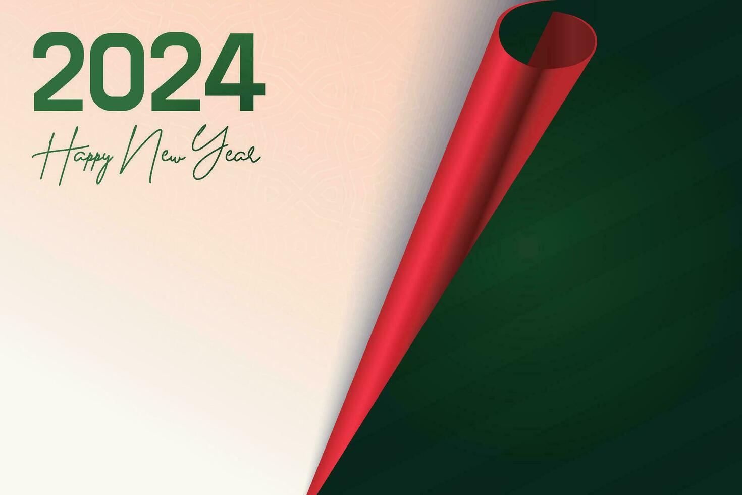2024 Neu Jahr Hintergrund vektor