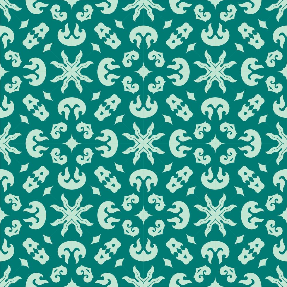 Songket Muster Hintergrund moderner Stil. Batik nahtloser Ornamentdruck fertig vektor