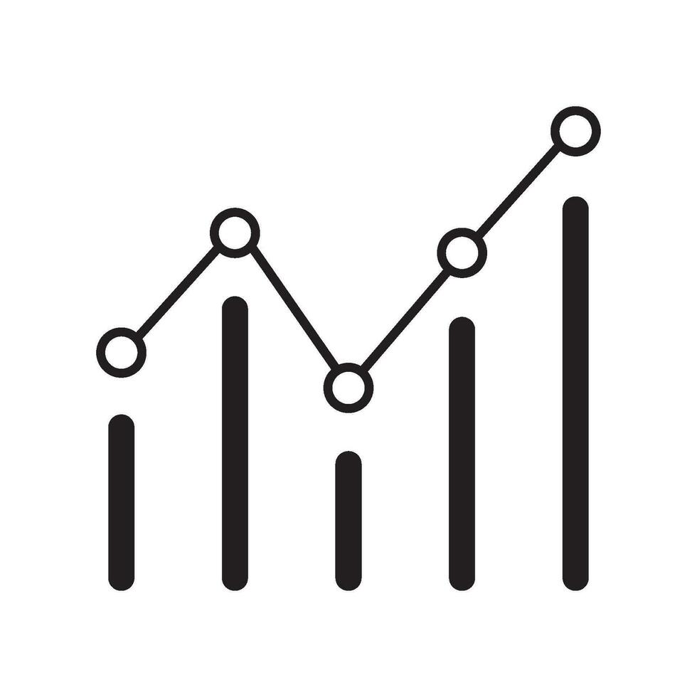 statistik vektor ikon