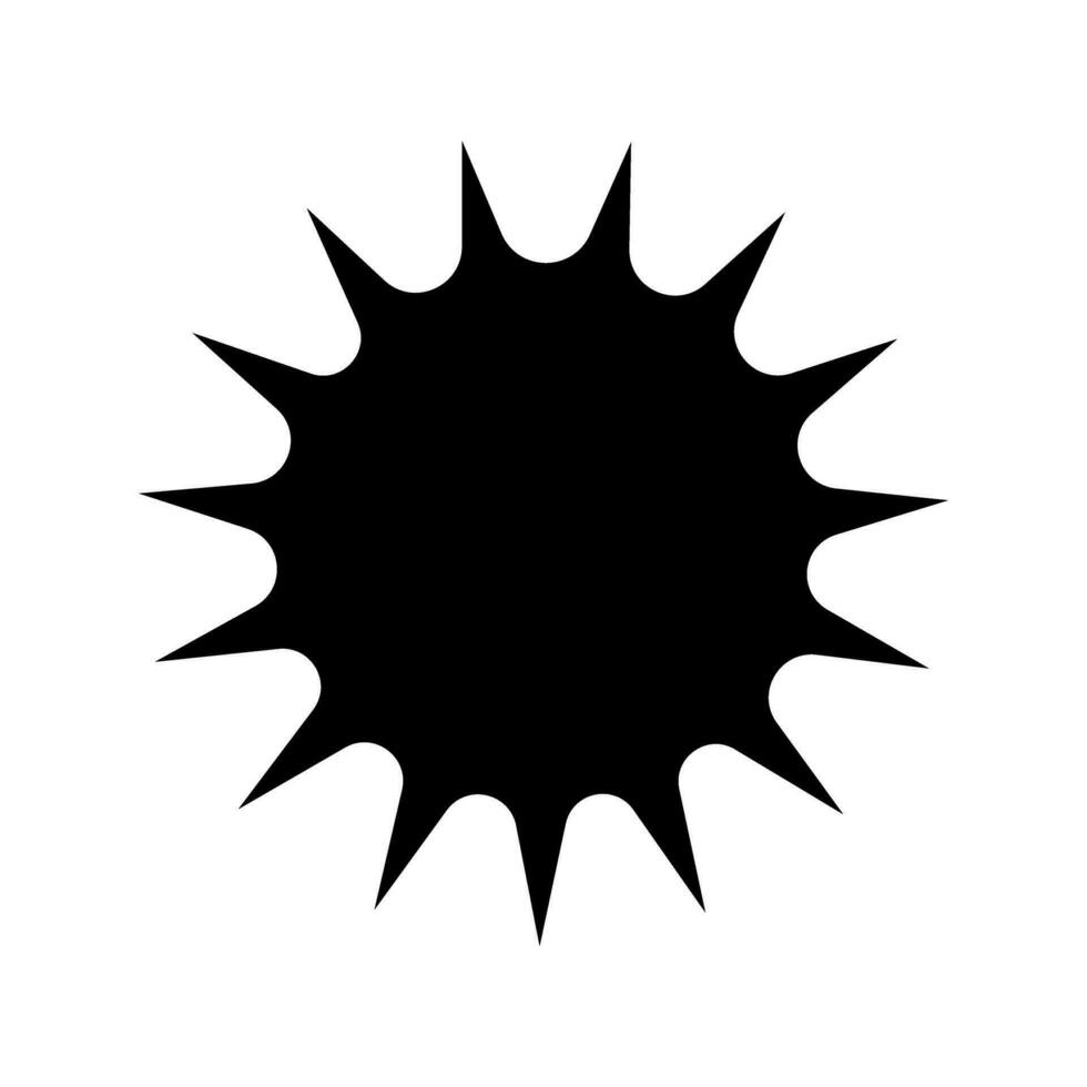 Sunburst Symbole Vektor. Starburst Abzeichen Symbol. Preis Aufkleber Illustration unterzeichnen. Design Elemente zum Werbung, fügt hinzu und bietet an. vektor