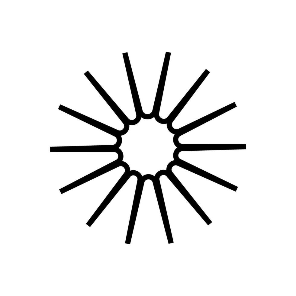 Sunburst Symbole Vektor. Starburst Abzeichen Symbol. Preis Aufkleber Illustration unterzeichnen. Design Elemente zum Werbung, fügt hinzu und bietet an. vektor