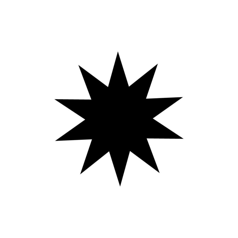 Sunburst Symbole Vektor. Starburst Abzeichen Symbol. Preis Aufkleber Illustration unterzeichnen. Design Elemente zum Werbung, fügt hinzu und bietet an. vektor