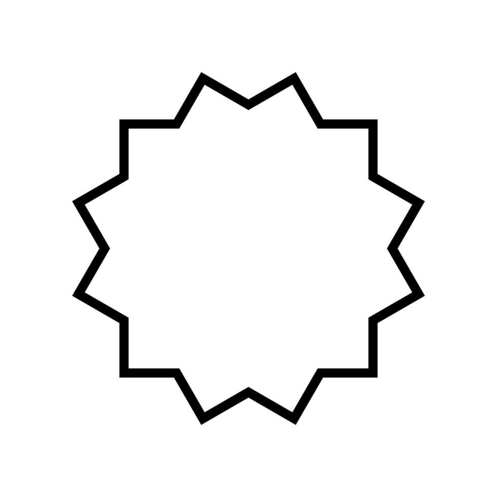 Sunburst Symbole Vektor. Starburst Abzeichen Symbol. Preis Aufkleber Illustration unterzeichnen. Design Elemente zum Werbung, fügt hinzu und bietet an. vektor