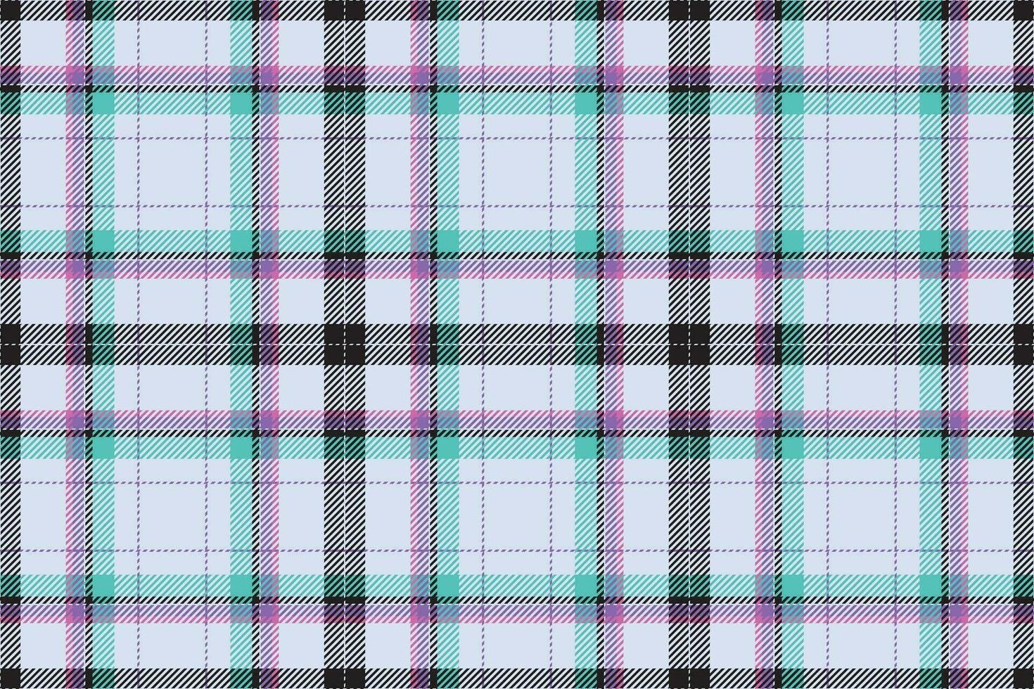 tartan schottland nahtloser karierter mustervektor. Retro-Hintergrundstoff. Vintage Check Farbe quadratische geometrische Textur. vektor