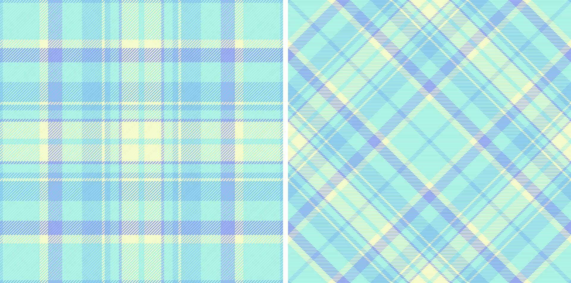 Plaid Muster Textur von Stoff nahtlos prüfen mit ein Textil- Vektor Hintergrund Schottenstoff.