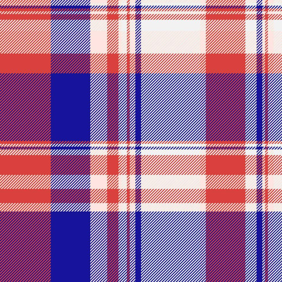 Textur Muster Vektor von Textil- Stoff nahtlos mit ein Hintergrund Tartan Plaid überprüfen.