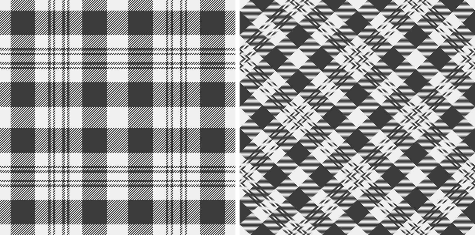 kolla upp vektor bakgrund av tyg tartan textur med en sömlös pläd mönster textil.