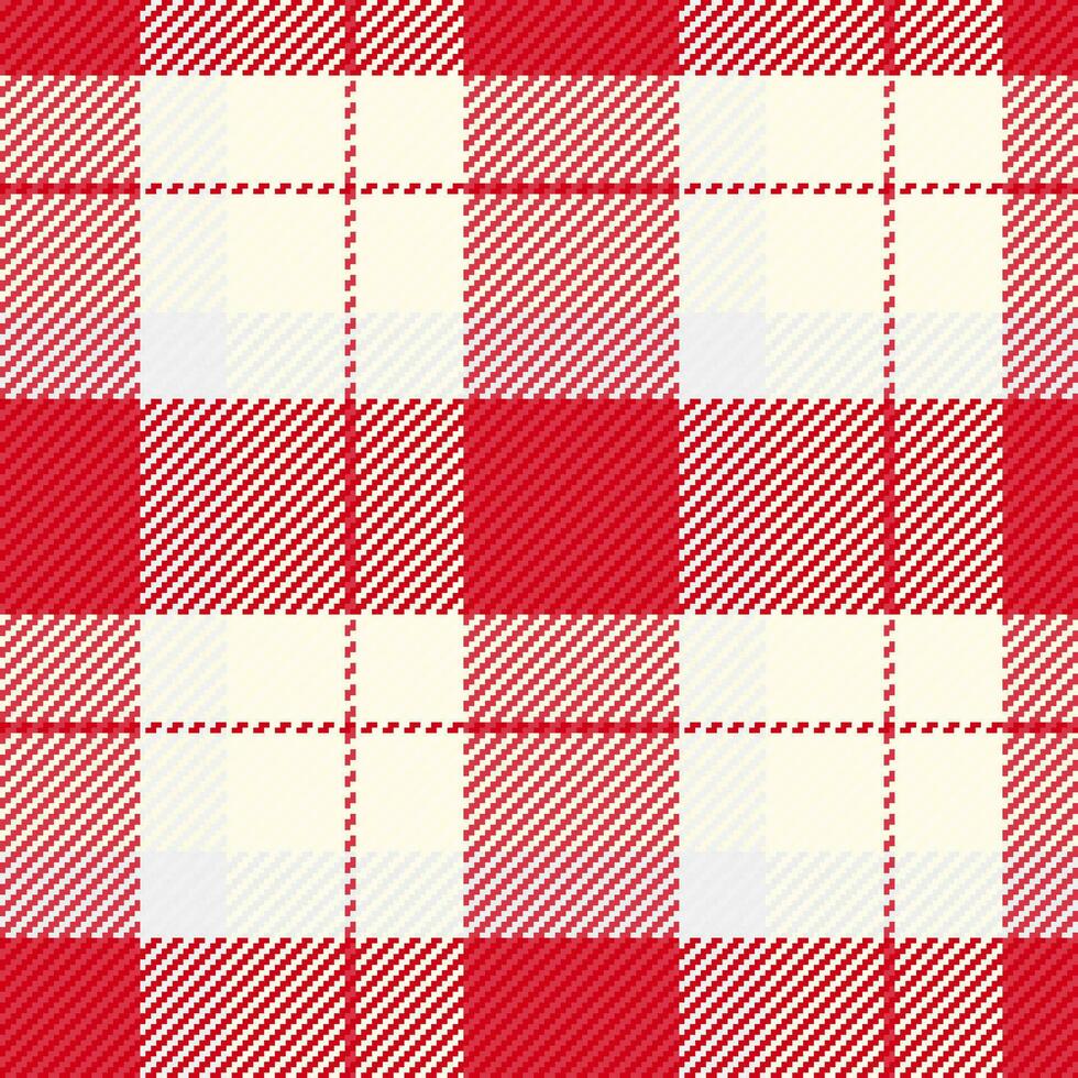 Vektor nahtlos Textil- von Hintergrund Stoff prüfen mit ein Muster Plaid Textur Schottenstoff.