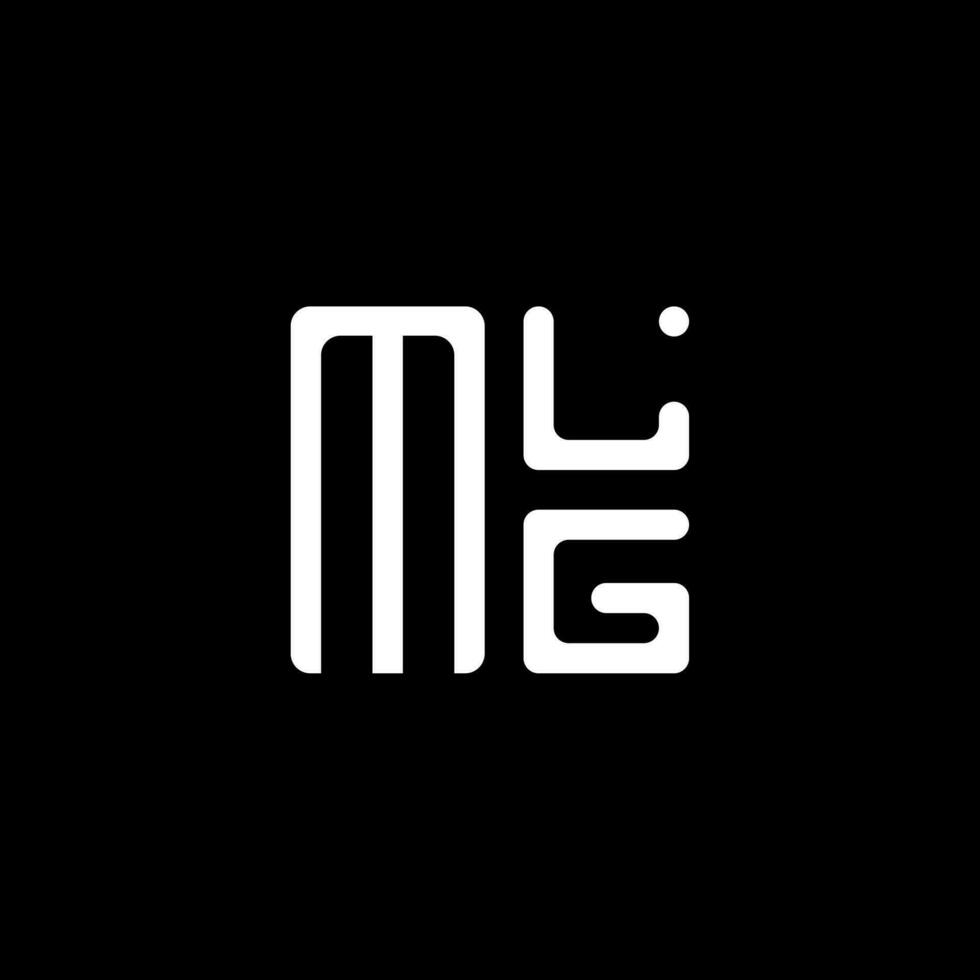 mlg brev logotyp vektor design, mlg enkel och modern logotyp. mlg lyxig alfabet design