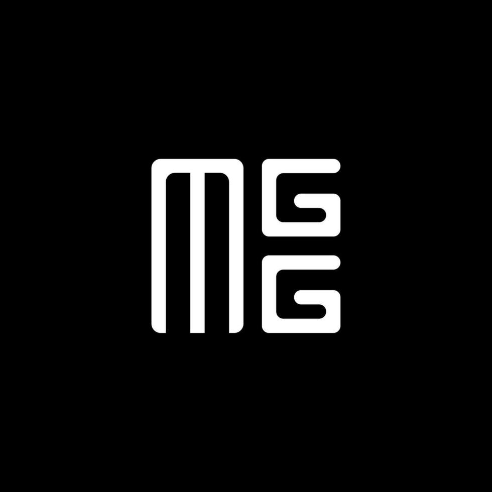 mgg brev logotyp vektor design, mgg enkel och modern logotyp. mgg lyxig alfabet design