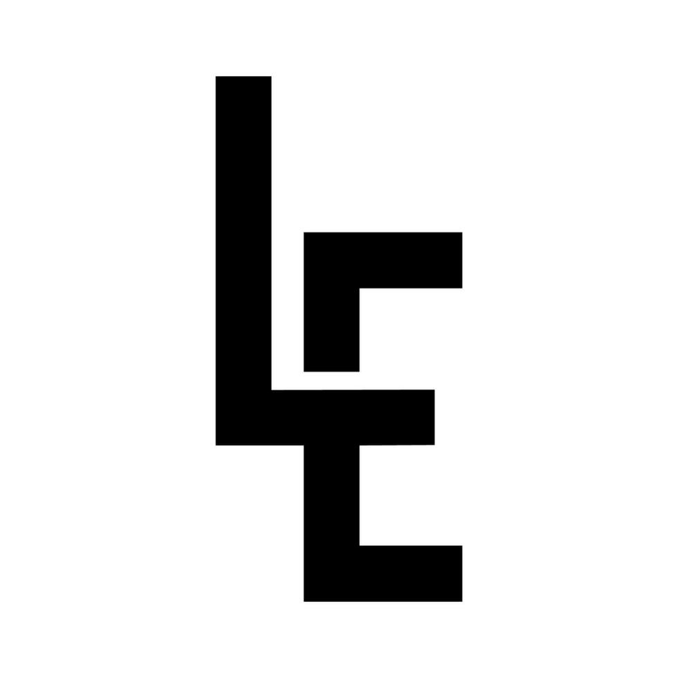 le logotyp monogram design illustration vektor