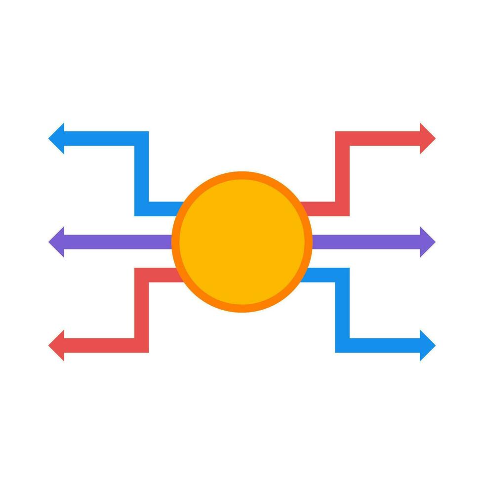 eben Illustration von Infografik Elemente auf isoliert Hintergrund vektor