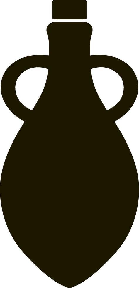 Schablone Amphora Olive Öl Symbol Essen Clip Art vektor