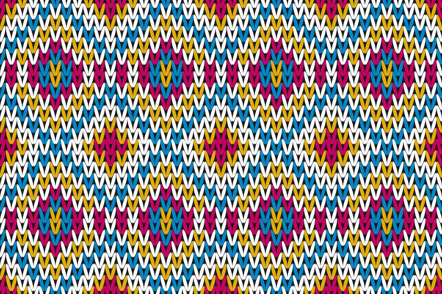 abstrakt ethnisch Ikat Hintergrund. gestrickt nahtlos Muster traditionell. amerikanisch, Mexikaner Stil. vektor