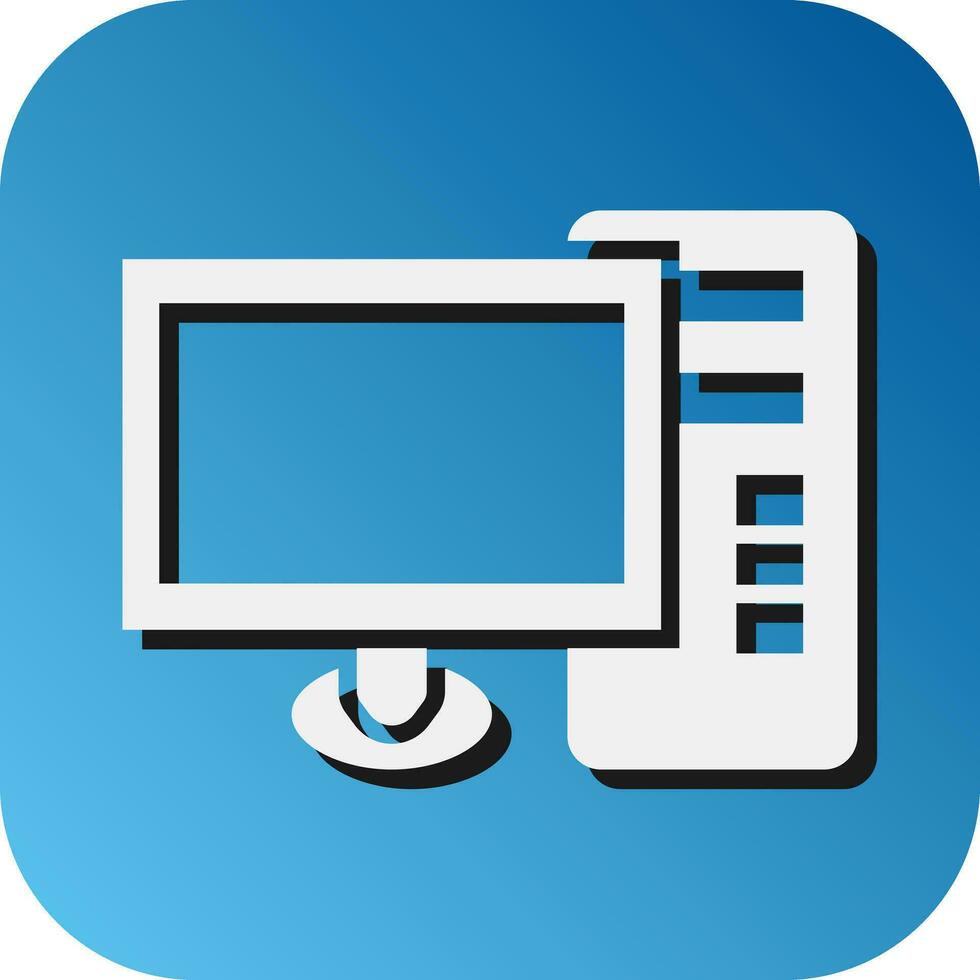 Computer Vektor Glyphe Gradient Hintergrund Symbol zum persönlich und kommerziell verwenden.