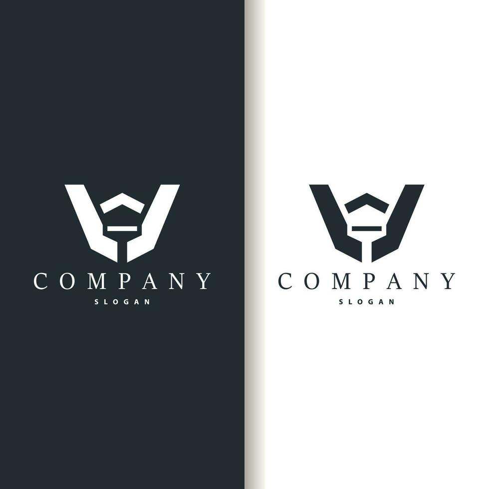 minimalistisch hv Brief Logo, vh Logo modern und Luxus Symbol Vektor Vorlage Element