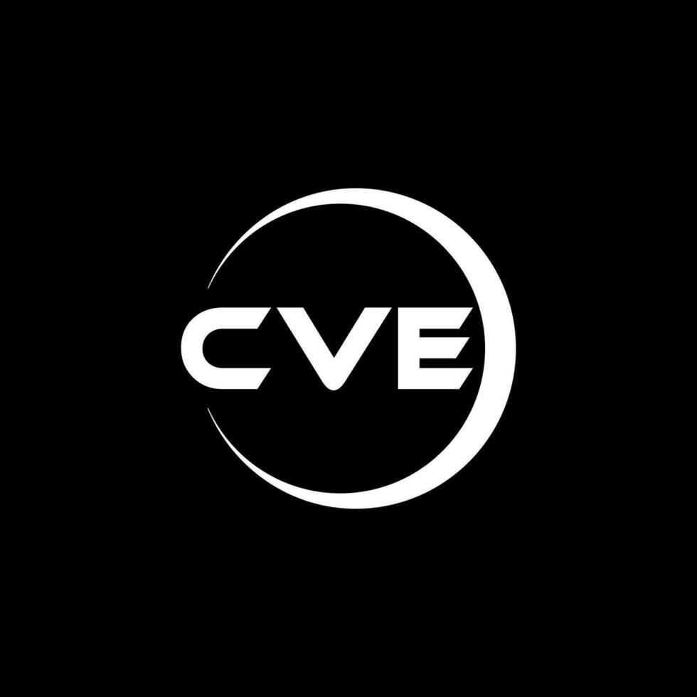 cve brev logotyp design, inspiration för en unik identitet. modern elegans och kreativ design. vattenmärke din Framgång med de slående detta logotyp. vektor