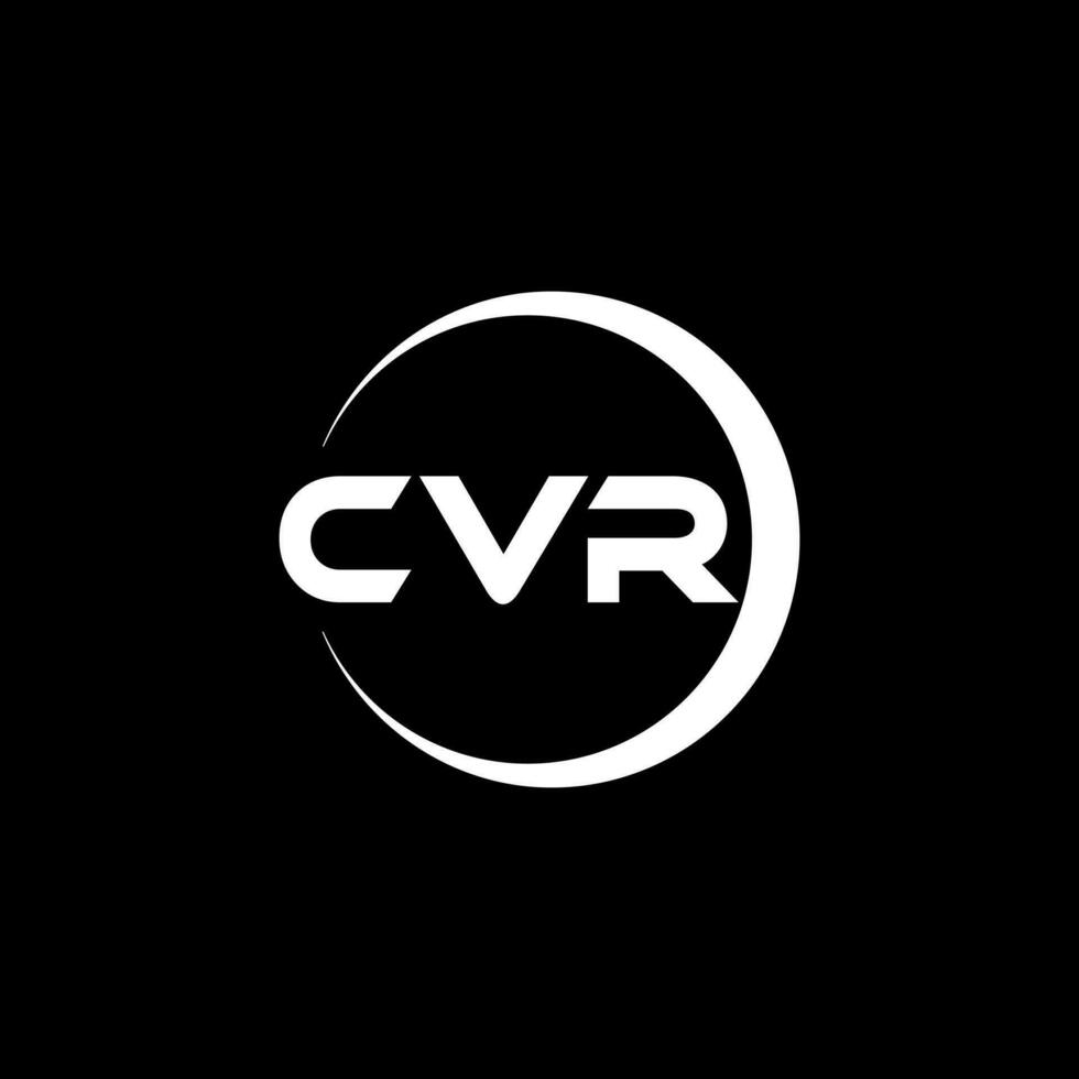 cvr brev logotyp design, inspiration för en unik identitet. modern elegans och kreativ design. vattenmärke din Framgång med de slående detta logotyp. vektor