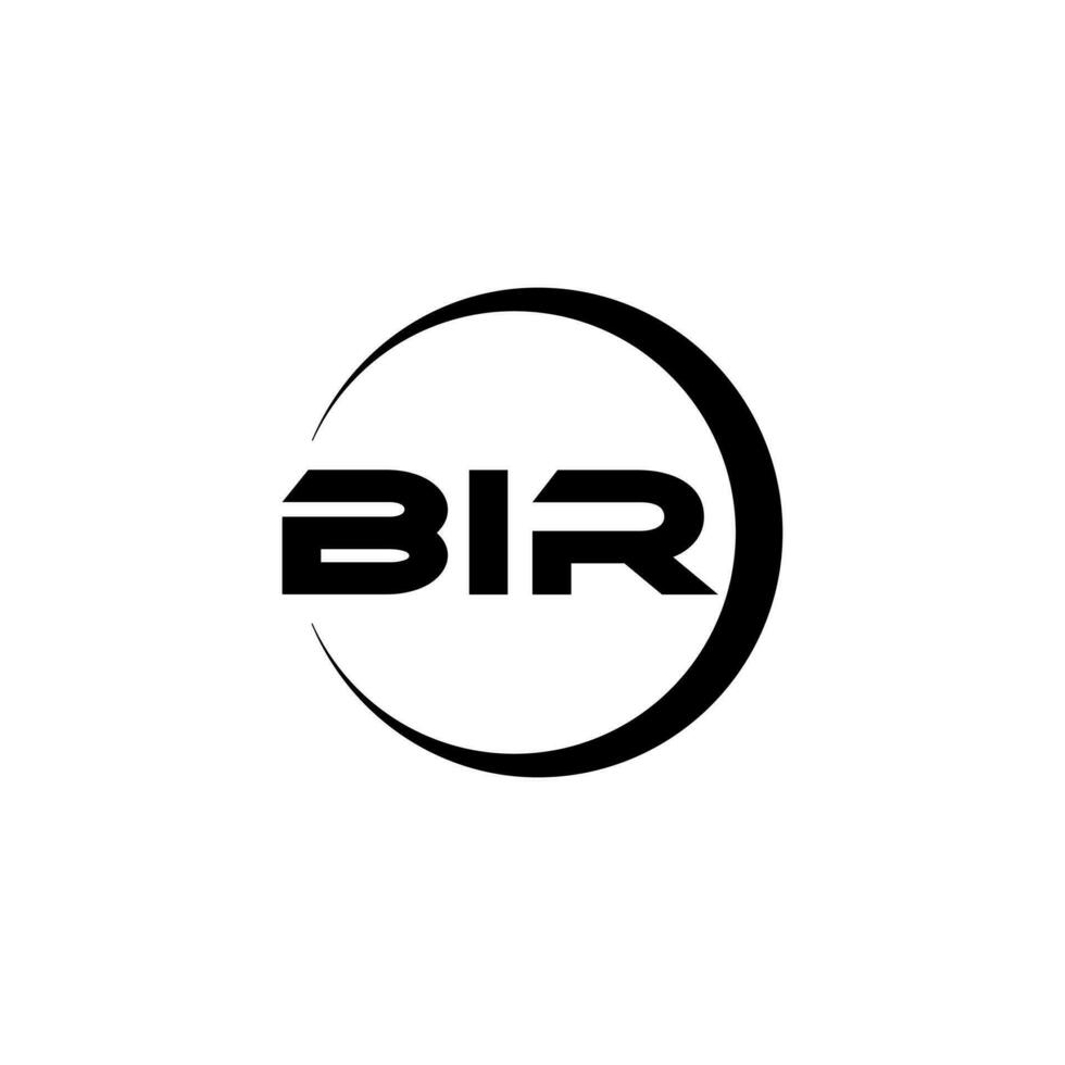 bir Brief Logo Design, Inspiration zum ein einzigartig Identität. modern Eleganz und kreativ Design. Wasserzeichen Ihre Erfolg mit das auffällig diese Logo. vektor