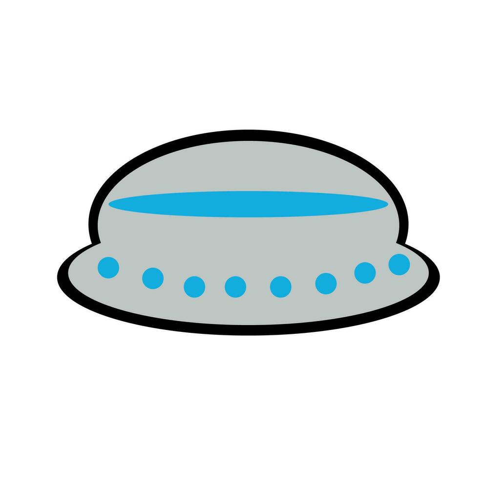 illustration av en UFO vektor