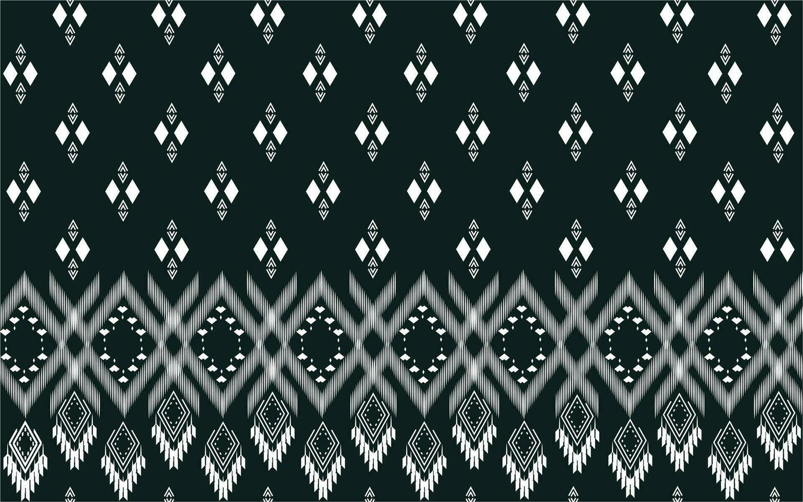 ethnisch geometrisch Muster, traditionell Design Muster benutzt zum Rock, Hintergrund, Kleidung, wickeln, Batik, Stoff, Kleidung, Mode, Stickerei, nahtlos Muster. Vektor Illustration.