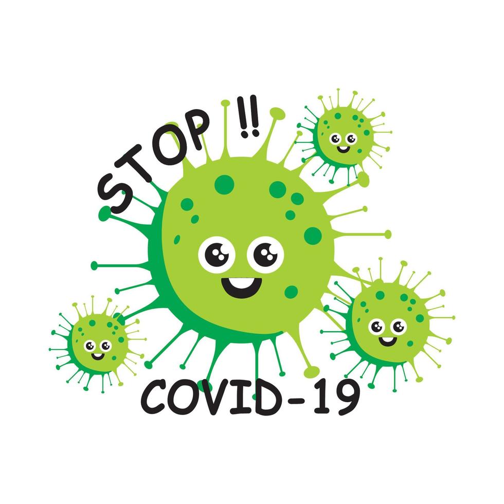 ikoner på temat corona virus covid 19 - stanna hemma vektor logotyp illustration