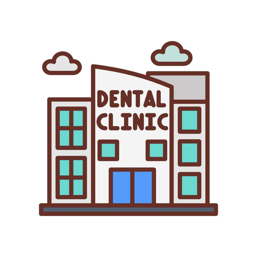 Dental Klinikicon im Vektor. Illustration vektor