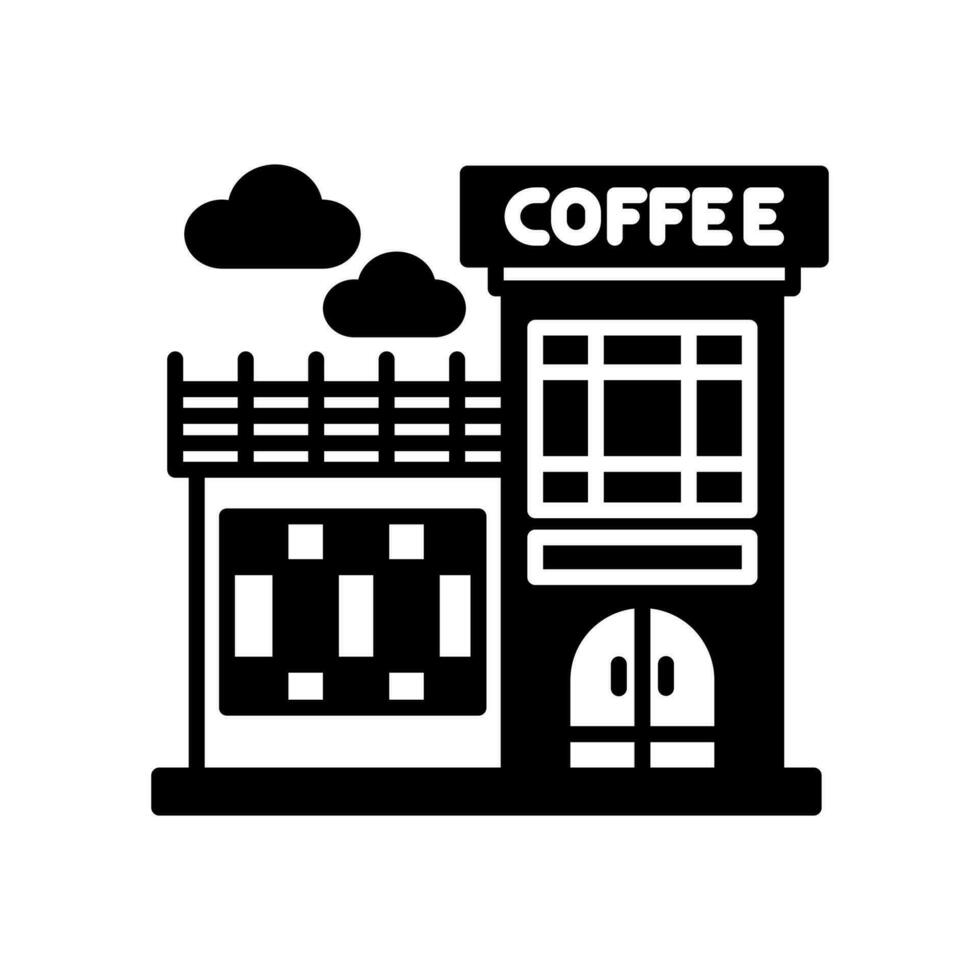 Kaffee shopicon im Vektor. Illustration vektor