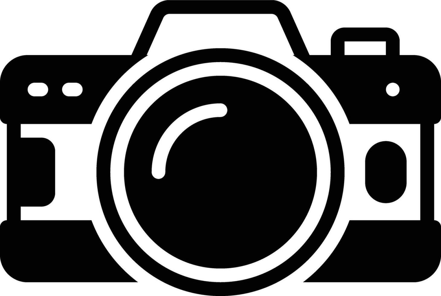 solide Symbol zum Fotografie vektor