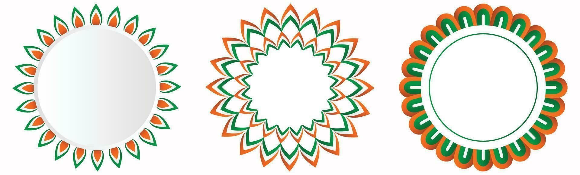 26 januari, republik dag, blommor, form, flagga, indisk oberoende dag tema, orange vit grön design, vektor illustration, indisk flagga bakgrund, Indien festival, kargil vijay diwas,