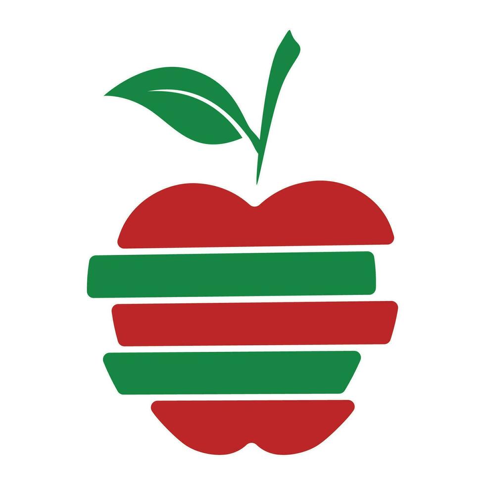 äpple logotyp design begrepp vektor