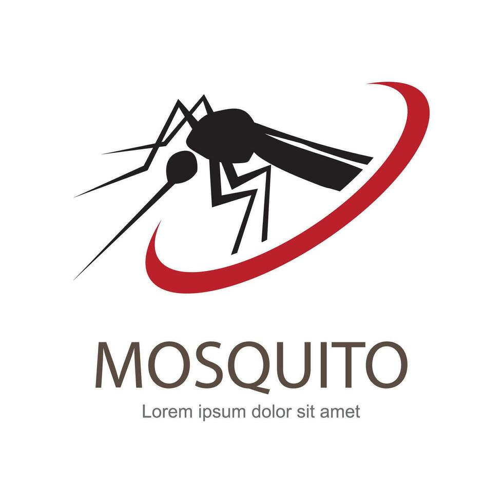 Illustration Vektor. Ziel auf Moskito. Mücken tragen viele Krankheit eine solche wie Dengue-Fieber Fieber, zika Krankheit, Enchaphalititis und anders. vektor