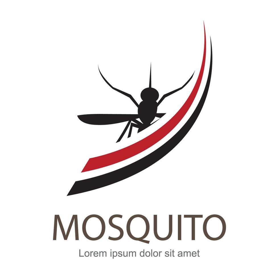 illustration vektor. mål på mygga. mygg bära många sjukdom sådan som dengue feber, Zika sjukdom, enkafaliter och annan. vektor