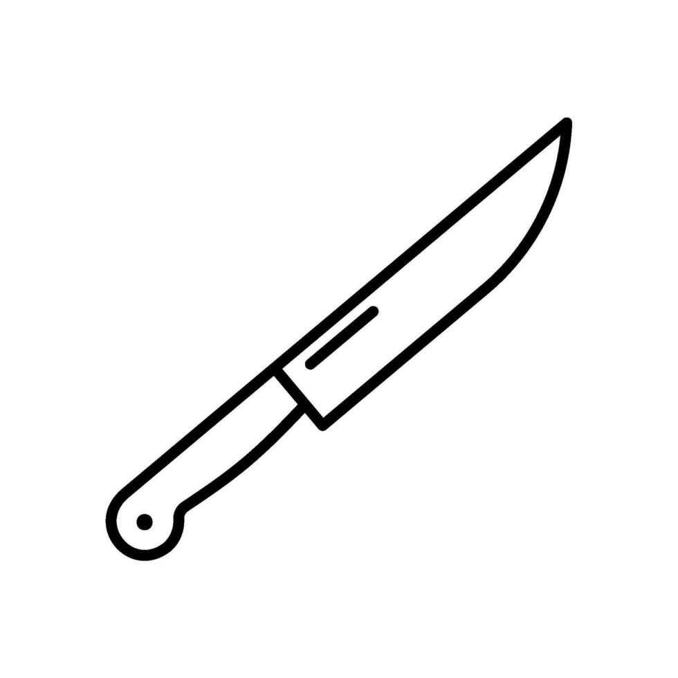 kök kniv ikon för skivning mat Ingredienser vektor