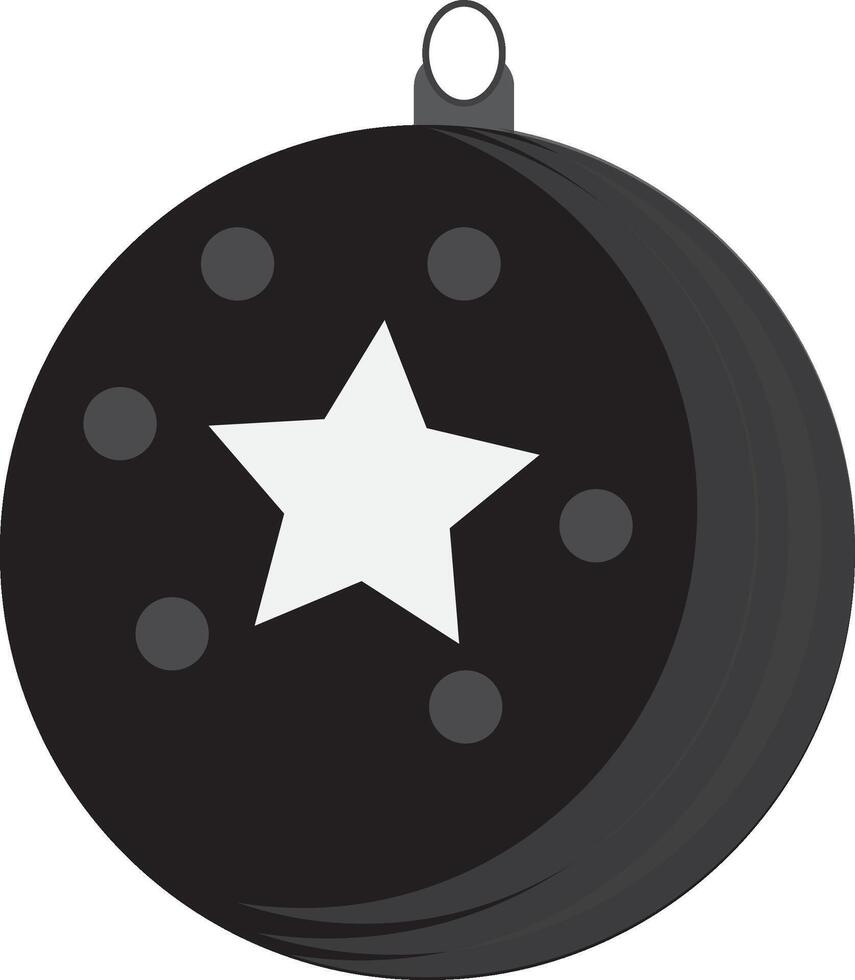 Weihnachten Ball, Weihnachten Flitter Symbol vektor