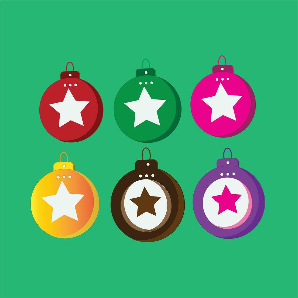 Weihnachten Kugel, Retro Weihnachten Baum Spielzeug, Christbaumkugel kostenlos Symbol, Weihnachten Beleuchtung ikone, karikatur Gekritzel von Weihnachten Baum Dekoration vektor