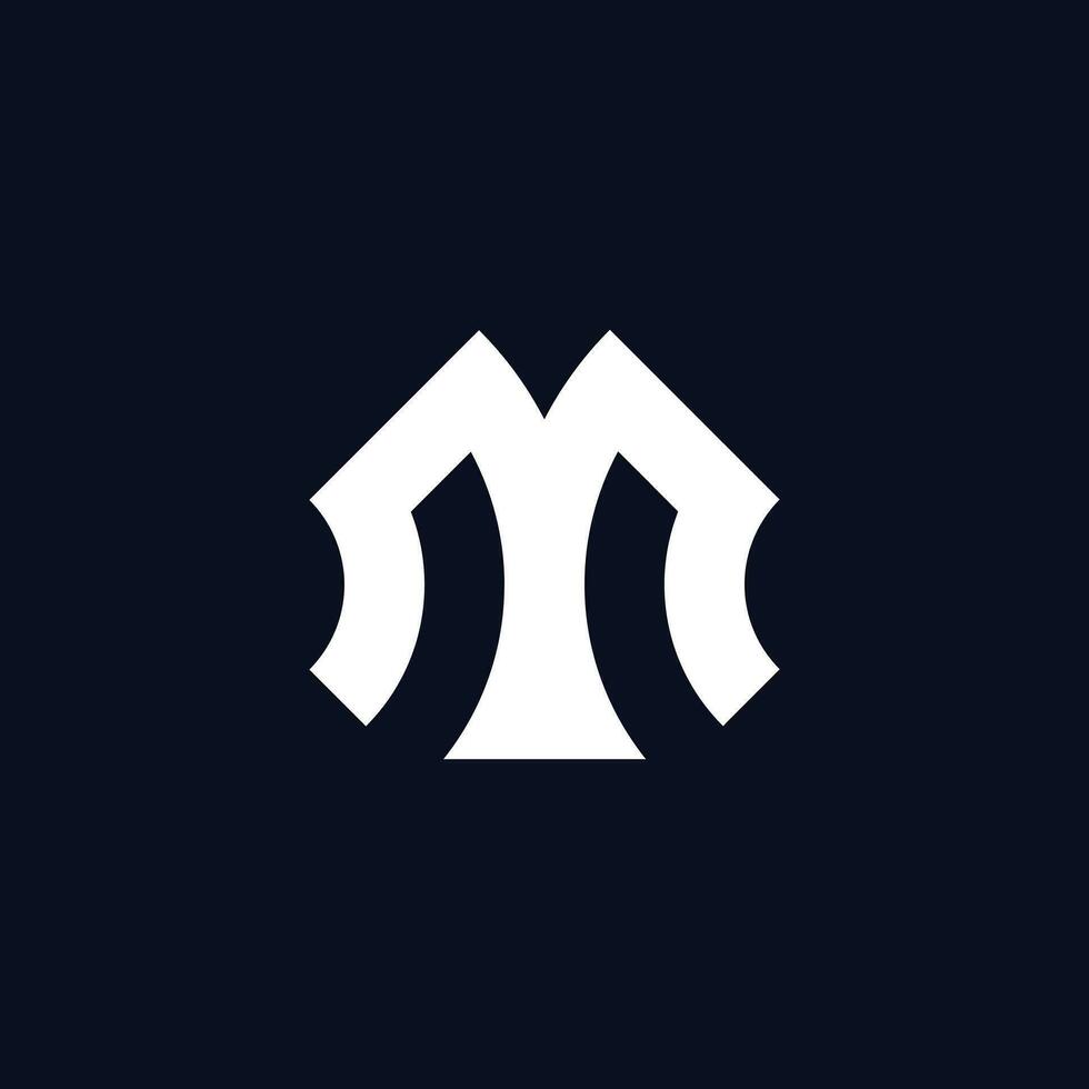 m Brief Logo Design Vektor , m Initialen Logo Design Profi Vektor modern und kreativ